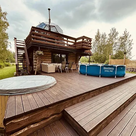 Lepikumaee With Sauna And Hot Tub For Up To 18 Persons Tatil Evi Reina