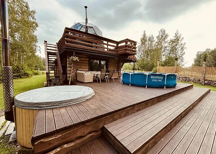 Lepikumaee With Sauna And Hot Tub For Up To 18 Persons Holiday home Reina